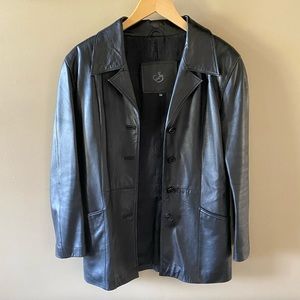 Oversize Vintage Leather Jacket